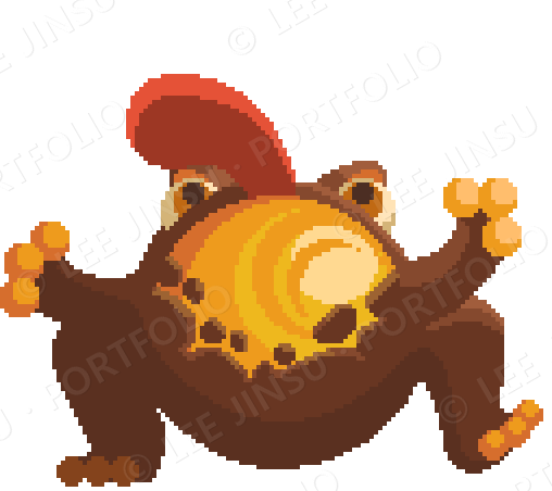 monster firetoad damage