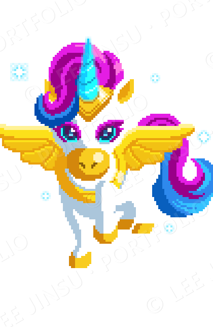 monster pegasus idle