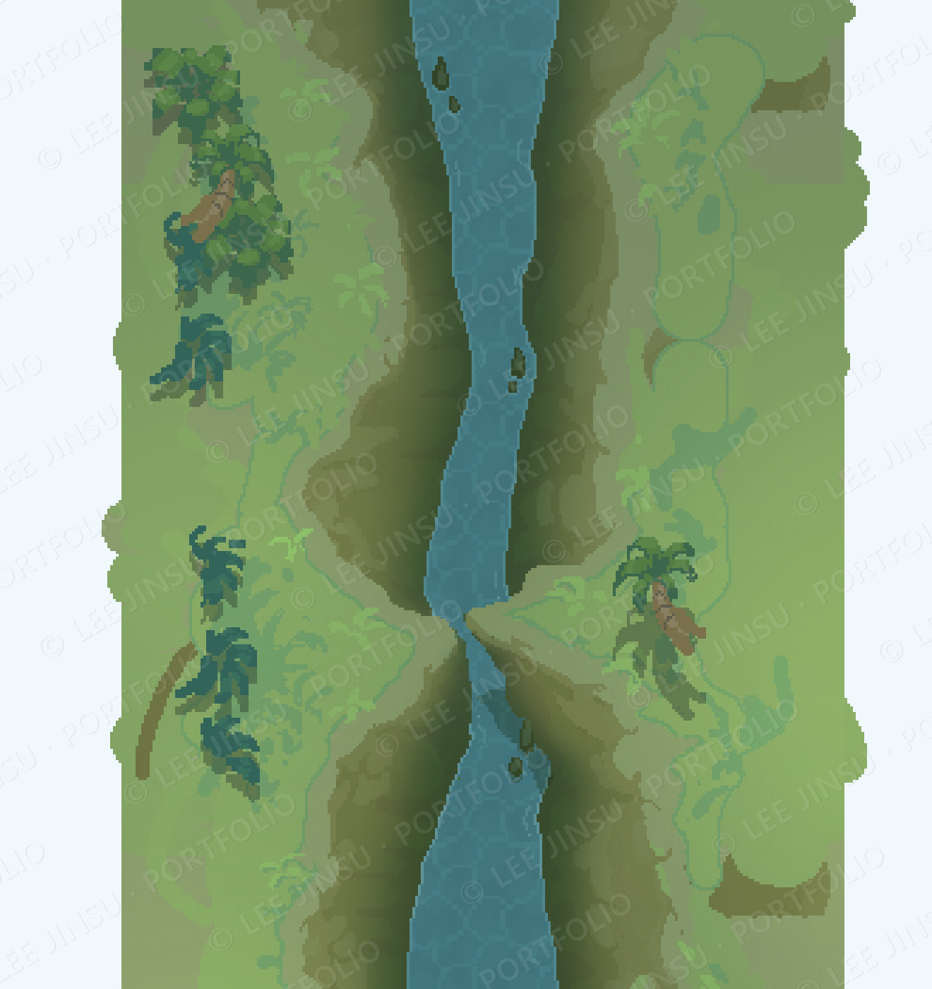 Background rainforest3 cliff