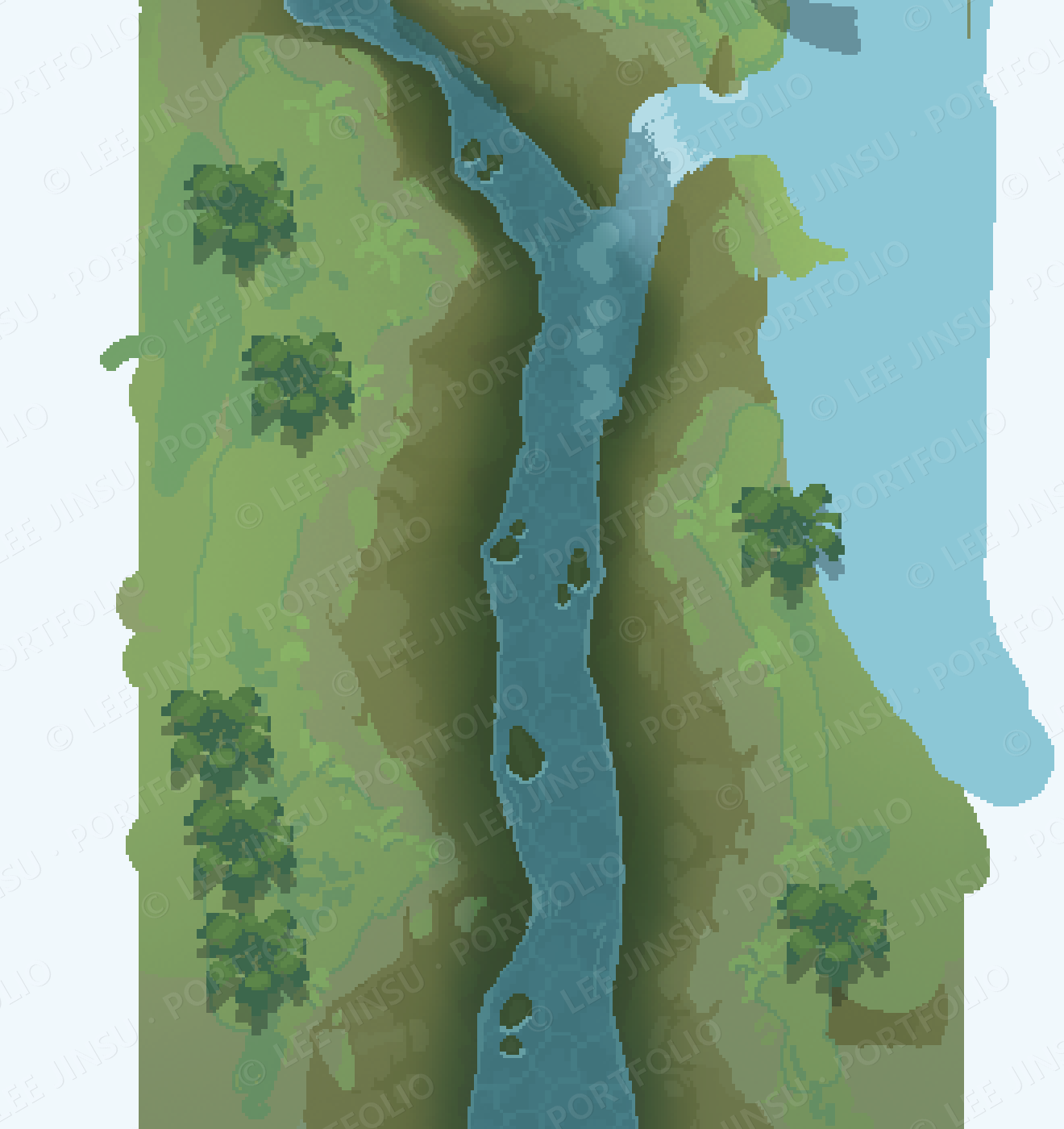 Background rainforest cliff