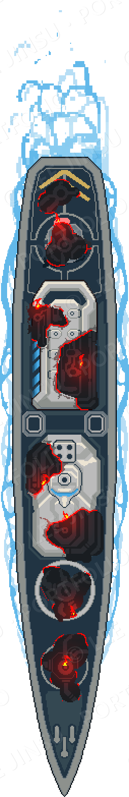 enemy ship2 ST2 crash