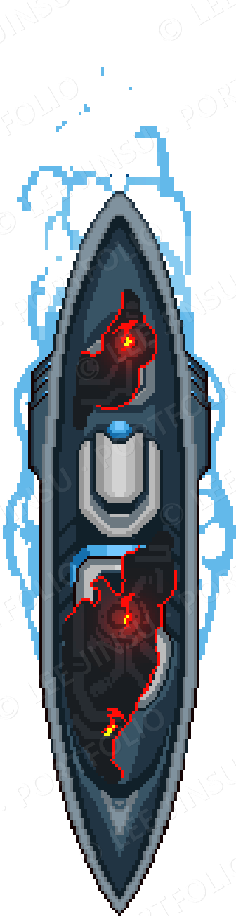 enemy ship ST2 crash
