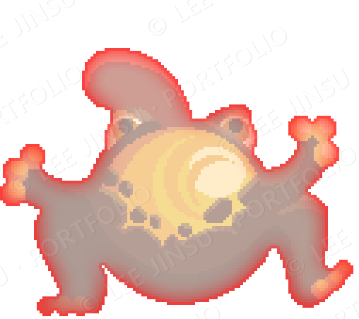 monster firetoad damage
